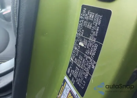 2015 Kia Soul + from USA, damaged, VIN KNDJP3A52F7760930